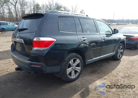 2012 Toyota Highlander Limited V6 from USA, damaged, VIN 5TDDK3EH8CS127799